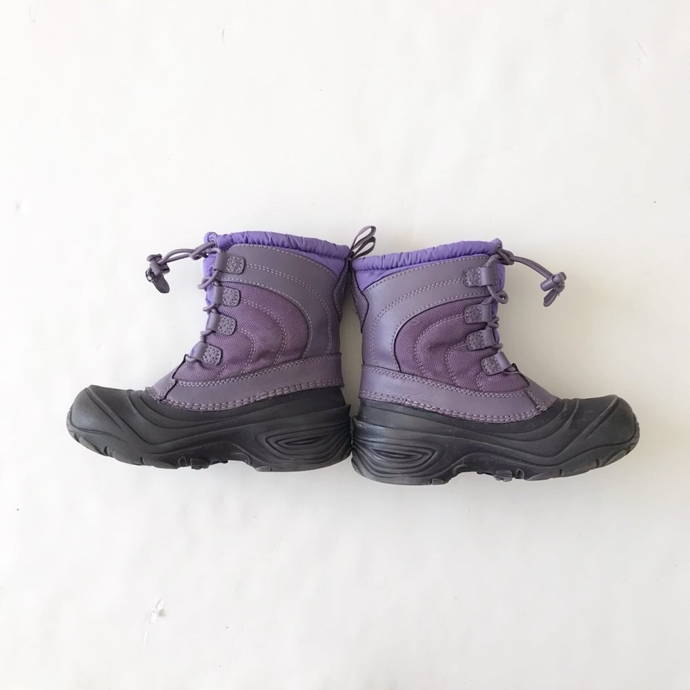The North Face purple alpenglow winter boots VGUC size 13 - Picture 2 of 9